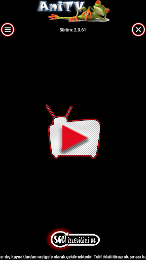 Android application Animasyon TV screenshort