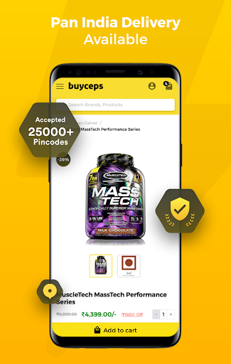Buyceps: Fitness Supplements Screen 2