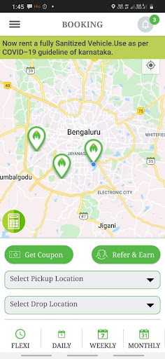 EVO-Scooter & Bike Rental in B Screen 2