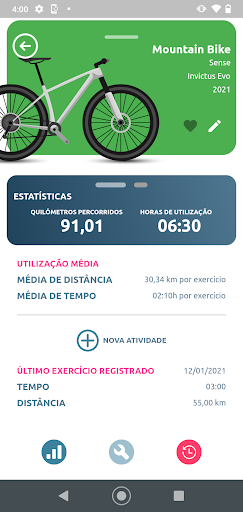 Android application Mio Bike screenshort