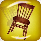 chair flip game icon