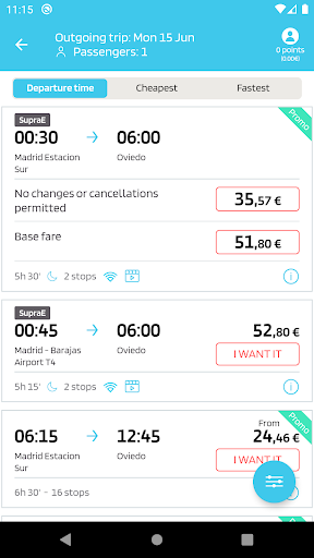 Alsa: Buy coach tickets Screen 2