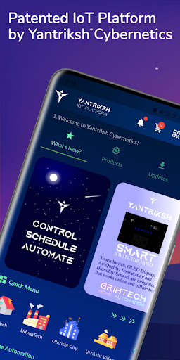 Android application Yantriksh Cybernetics screenshort