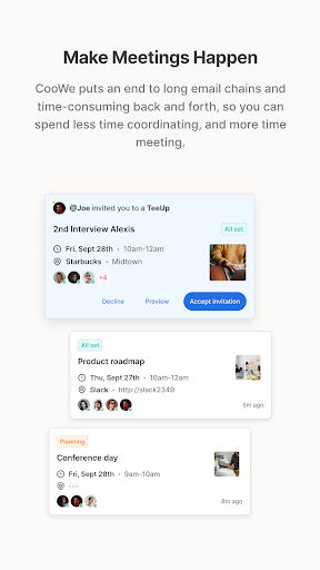 CooWe - Group Coordination App Screen 3