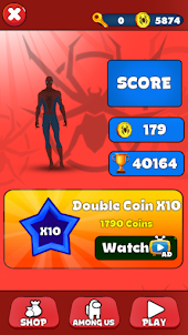Subway Spider Hero Man Run