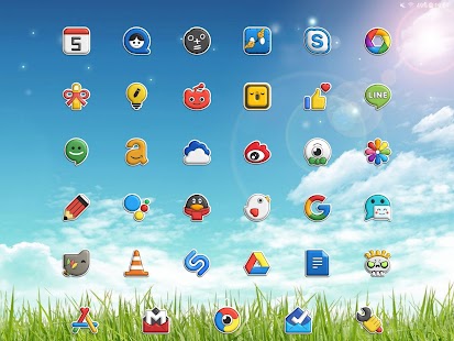 Poppin icon pack Captura de pantalla