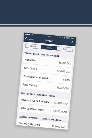 Android application O-Track screenshort