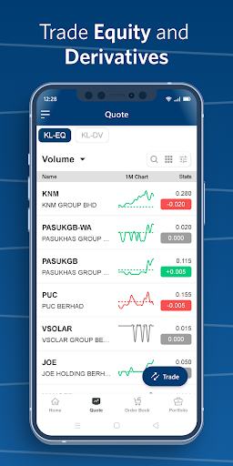eInvest Mobile Screen 2