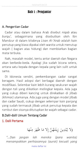 Hukum Cadar Bagi Wanita Screen 3