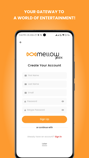 Android application MellowPlex Movies & TV screenshort