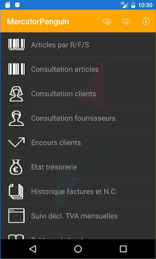 Android application MercatorPenguin screenshort