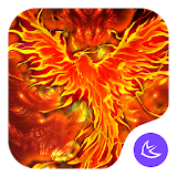 Flaming Phenix-APUS theme & HD wallpapers icon