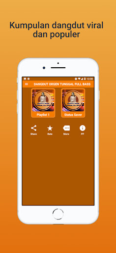 Android application Dangdut Orgen Tunggal Full Bas screenshort