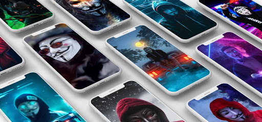 Android application Awesome Anonymous Wallpapers - screenshort