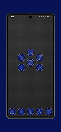 Blue - Silver Line Icon Pack Screenshot 3 - AppWisp.com