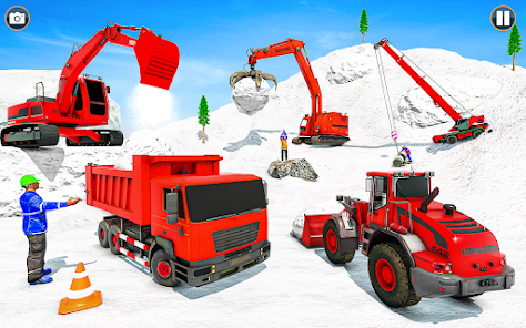 Heavy Snow Excavator Simulator 1.0.3 APK + Mod (Unlimited money) for Android