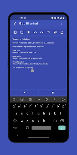 AudioBook Screen 2
