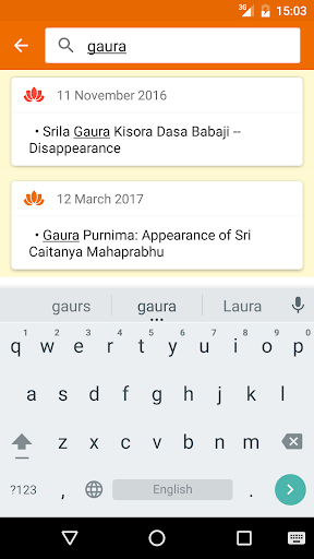 Vaishnava calendar Screenshot 3 - AppWisp.com