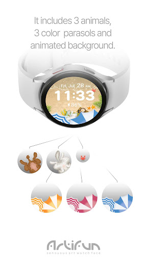 artifun.beach.watchface Screen 3
