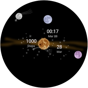 Space Time Watch Face
