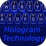 Blue Hologram Technology Keyboard icon