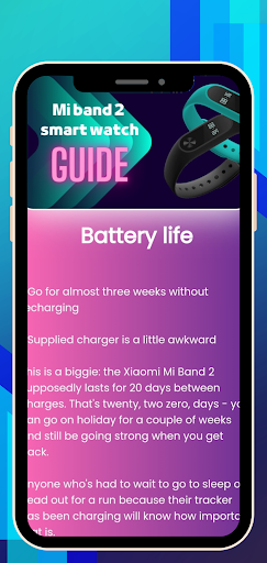 mi band 2 smart watch guide Screen 3