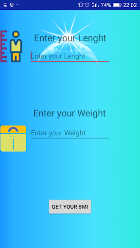 Android application BMIExactly screenshort