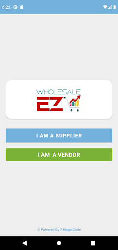 Android application Wholesale EZ screenshort