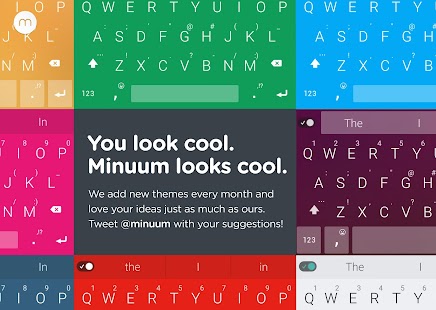 Minuum Keyboard + Smart Emoji Capture d'écran