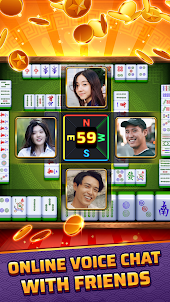 Mahjong Party - amigos e jogos