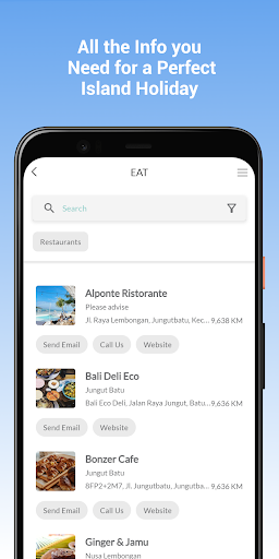 The Lembongan Traveller Screen 2