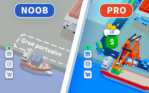 Télécharger Gratuit Idle Port Tycoon APK MOD (Astuce) screenshots 4