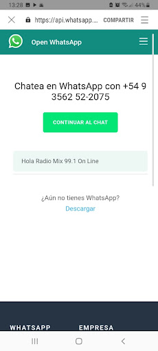 Radio Mix 99.1 On Line Screen 3