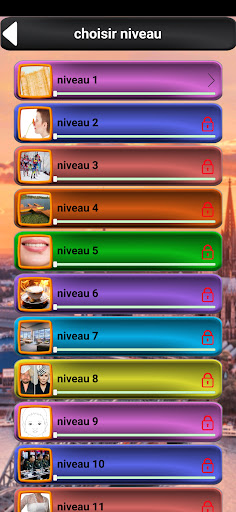 Aperçu de l'application