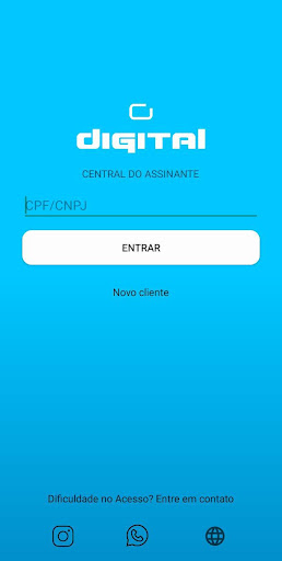 Android application Minha Digital screenshort