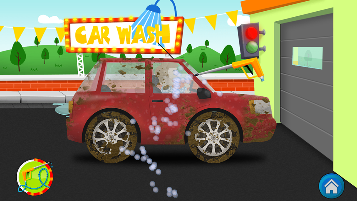 Android application Car Wash for Kids screenshort