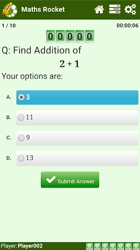 Maths Rocket Screen 3
