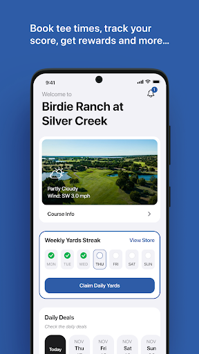 Android application Birdie Ranch at Silver Creek screenshort