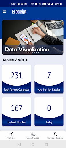 Android application E-Receipt screenshort