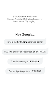 E*TRADE: Invest. Trade. Save. screenshots 2