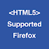 HTML5 Supported for Firefox -C1.7.30