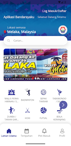 Android application Aplikasi Bandarayaku screenshort