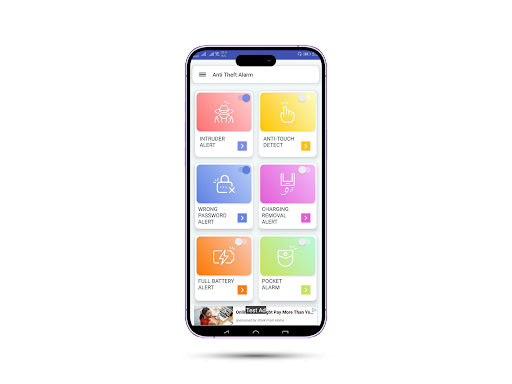 Android application Phone Alerts screenshort