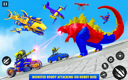 Dragon Robot Police Car Games  screenshots 5