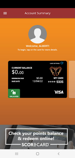 Android application Discovery FCU Cards screenshort
