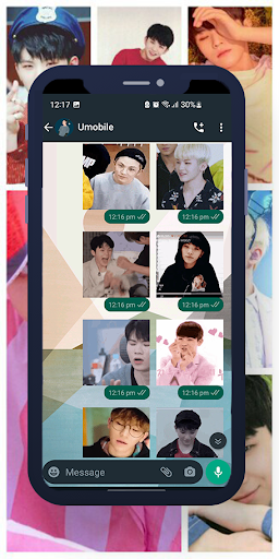 Woozi Animated WASticker Screen 3