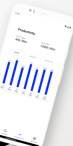 SkillApp - 10000 Hours Tracker Screen 2