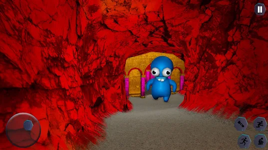 Scary Factory Blue Monster 3D