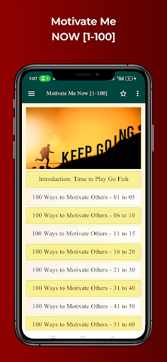 Android application Motivate me Now [1-100] screenshort