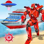Cover Image of Télécharger Titanic Robot Transport Games  APK